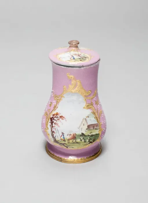 Framed Print : Mustard Pot and Cover, England, c. 1770. Creator: Unknown Framed Print : Mustard Pot and Cover, England, c. 1770. Creator: Unknown