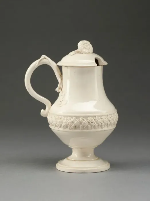 Framed Print : Mustard Pot, Yorkshire, 1780 / 90. Creator: Leeds Pottery Framed Print : Mustard Pot, Yorkshire, 1780 / 90. Creator: Leeds Pottery