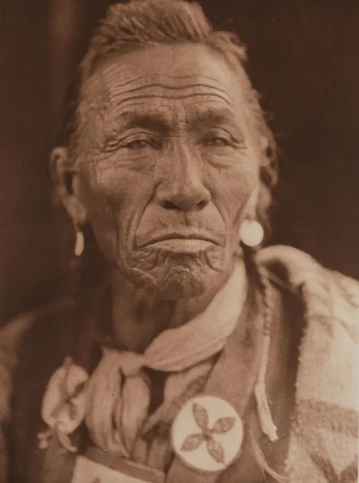 Framed Print : Muwu ('His Tooth'), Sarsi, 1926. Creator: Edward Sheriff Curtis Framed Print : Muwu ('His Tooth'), Sarsi, 1926. Creator: Edward Sheriff Curtis