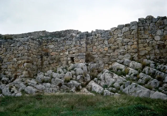 Framed Print : Mycenaean Acropolis of Tiryns, Argolis, Greece, 1999. Creator: LTL