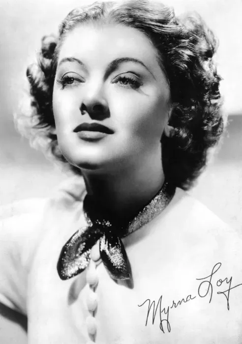 Framed Print : Myrna Loy (1905-1993), American actress, c1930s-c1940s Framed Print : Myrna Loy (1905-1993), American actress, c1930s-c1940s