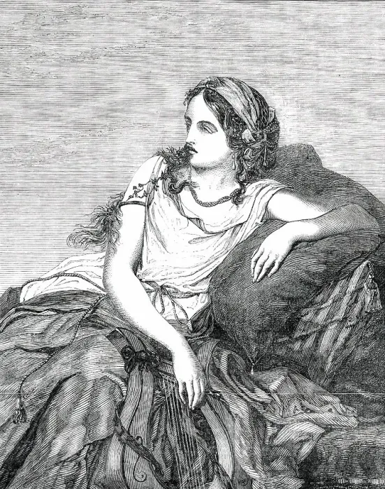 Framed Print : Myrrha - painted by H. O'Neil, 1850. Creator: Unknown Framed Print : Myrrha - painted by H. O'Neil, 1850. Creator: Unknown