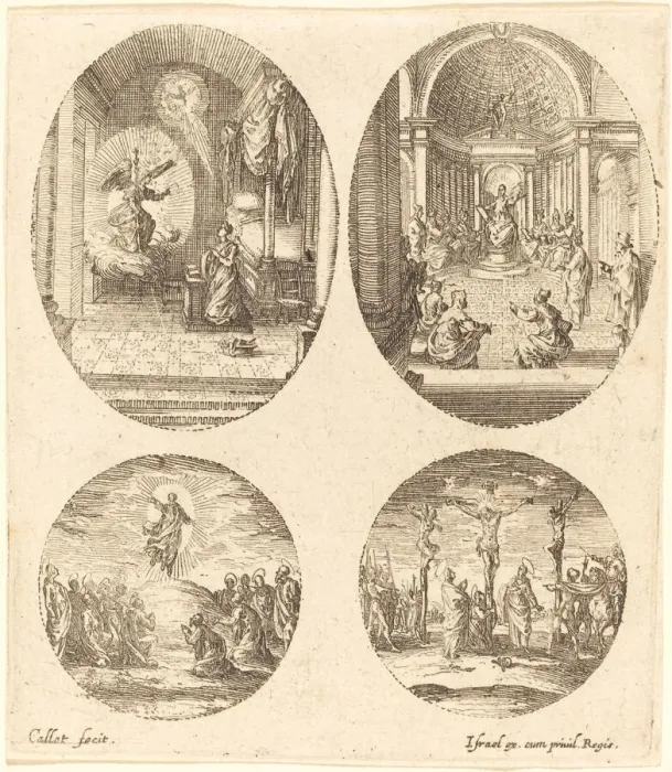 Framed Print : Mysteries of the Passion, c. 1631. Creator: Jacques Callot Framed Print : Mysteries of the Passion, c. 1631. Creator: Jacques Callot