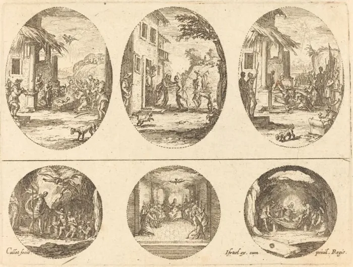 Framed Print : Mysteries of the Passion, c. 1631. Creator: Jacques Callot Framed Print : Mysteries of the Passion, c. 1631. Creator: Jacques Callot