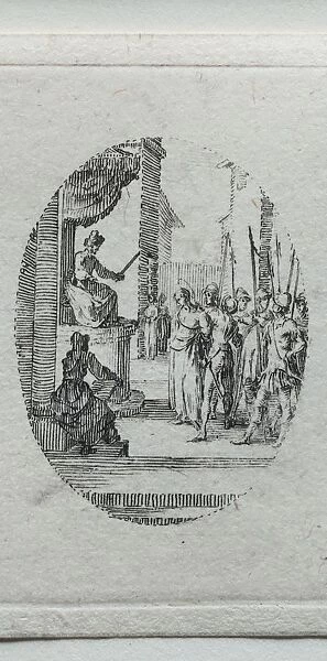 The Mysteries of the Passion: Christ before Pilate. Creator: Jacques Callot (French, 1592-1635)