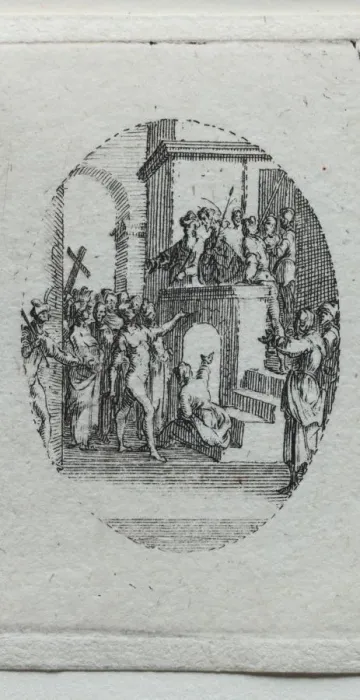 Framed Print : The Mysteries of the Passion: Christ Presented to the People. Creator: Jacques Callot (French Framed Print : The Mysteries of the Passion: Christ Presented to the People. Creator: Jacques Callot (French
