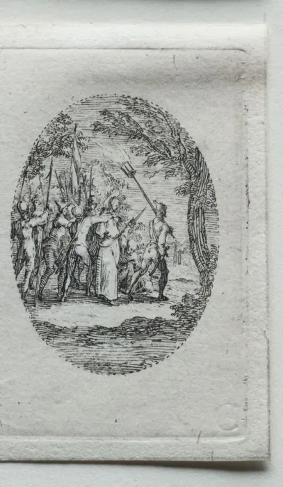 Framed Print : The Mysteries of the Passion: Christ Taken Captive. Creator: Jacques Callot (French, 1592-1635) Framed Print : The Mysteries of the Passion: Christ Taken Captive. Creator: Jacques Callot (French, 1592-1635)