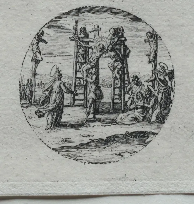 Framed Print : The Mysteries of the Passion: The Crucifixion. Creator: Jacques Callot (French, 1592-1635) Framed Print : The Mysteries of the Passion: The Crucifixion. Creator: Jacques Callot (French, 1592-1635)