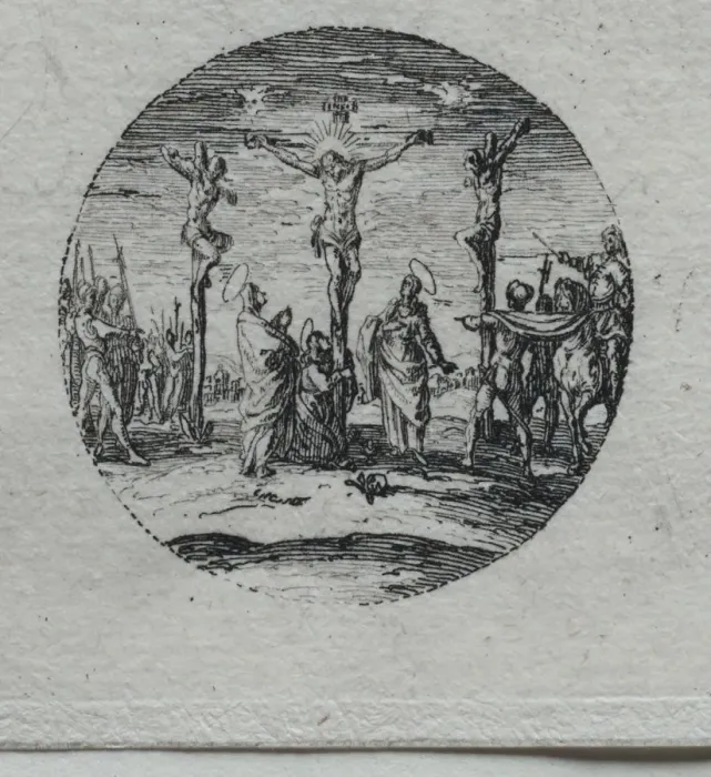 Framed Print : The Mysteries of the Passion: The Descent from the Cross. Creator: Jacques Callot (French Framed Print : The Mysteries of the Passion: The Descent from the Cross. Creator: Jacques Callot (French