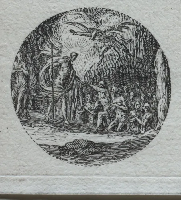Framed Print : The Mysteries of the Passion: The Descent into Limbo. Creator: Jacques Callot (French, 1592-1635) Framed Print : The Mysteries of the Passion: The Descent into Limbo. Creator: Jacques Callot (French, 1592-1635)