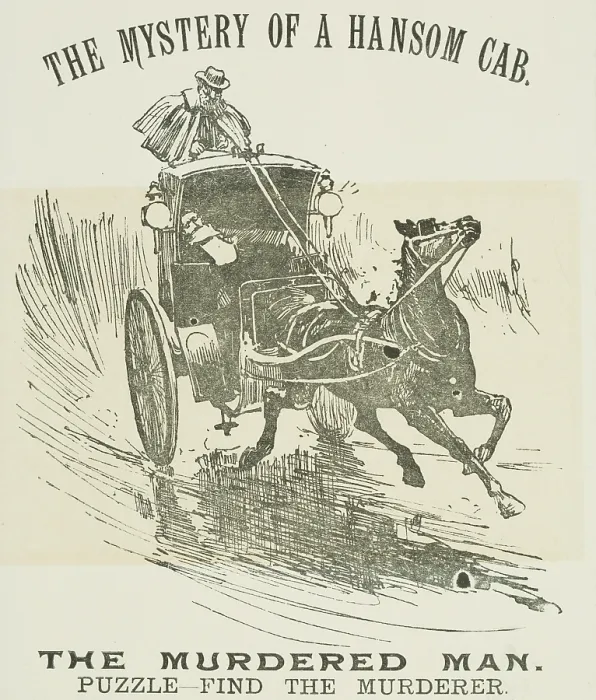 Framed Print : The Mystery of a Hansom Cab - The Murdered Man, 1888. Creator: Unknown Framed Print : The Mystery of a Hansom Cab - The Murdered Man, 1888. Creator: Unknown