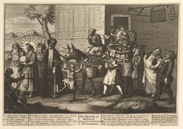 Framed Print : The Mystery of Masonry Brought to Light by the Go... [first published December 1724]