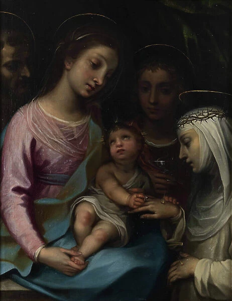 The Mystical Marriage of Saint Catherine of Siena, End of 16th century. Creator: Vanni, Francesco (1563-1610)