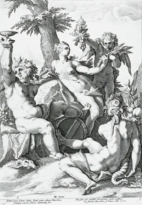 Framed Print : Mythological and Allegorical Subjects (image 5 of 5), 1588. Creator: Jacob Matham Framed Print : Mythological and Allegorical Subjects (image 5 of 5), 1588. Creator: Jacob Matham