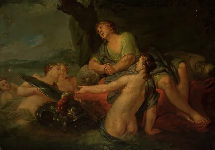 Framed Print : Mythological Scene, c1770s. Creator: Christian Bernhard Rode Framed Print : Mythological Scene, c1770s. Creator: Christian Bernhard Rode