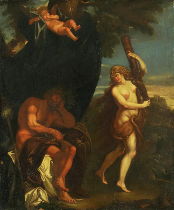 Framed Print : Mythology Scene, around 1700. Creator: Unknown Framed Print : Mythology Scene, around 1700. Creator: Unknown