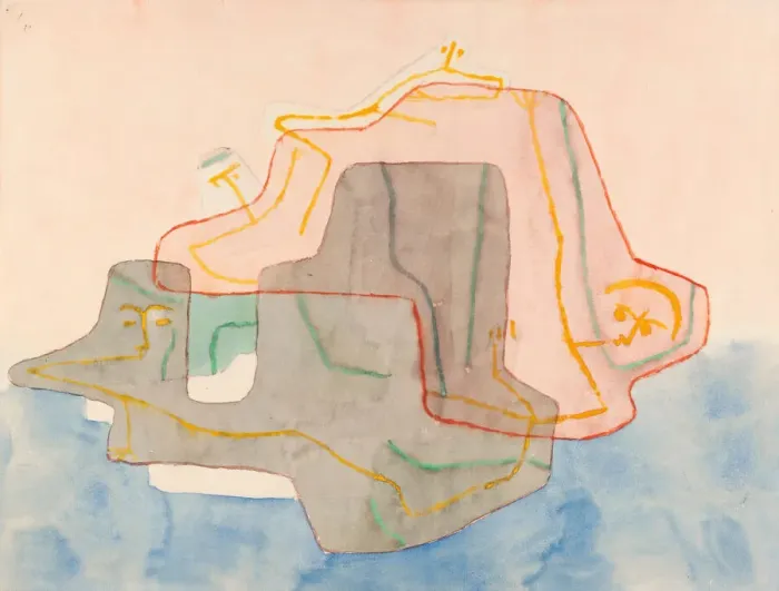 Framed Print : Mythos einer Insel (Myth of an island), 1930. Creator: Klee, Paul (1879-1940) Framed Print : Mythos einer Insel (Myth of an island), 1930. Creator: Klee, Paul (1879-1940)