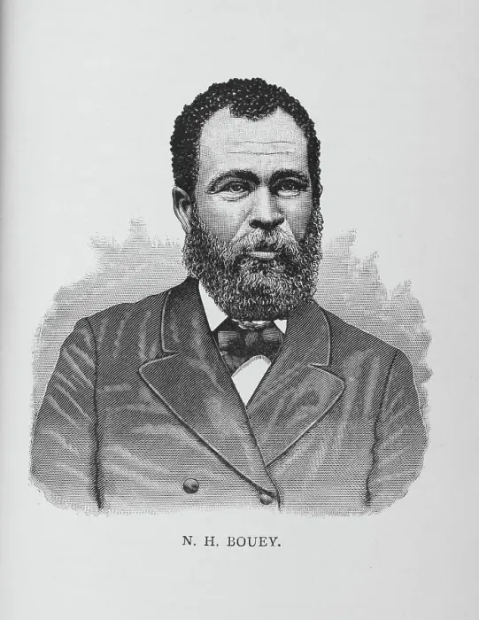 Framed Print : N. H. Bouey, 1887. Creator: Unknown Framed Print : N. H. Bouey, 1887. Creator: Unknown