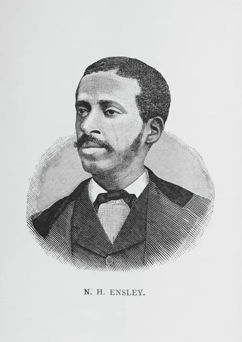 Framed Print : N. H. Ensley, 1887. Creator: Unknown