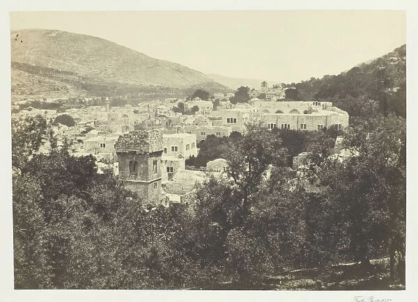 Nablous, The Ancient Shechem, 1857. Creator: Francis Frith