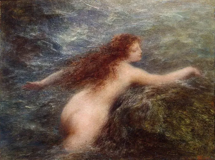 Framed Print : Naiad, c1896 Framed Print : Naiad, c1896