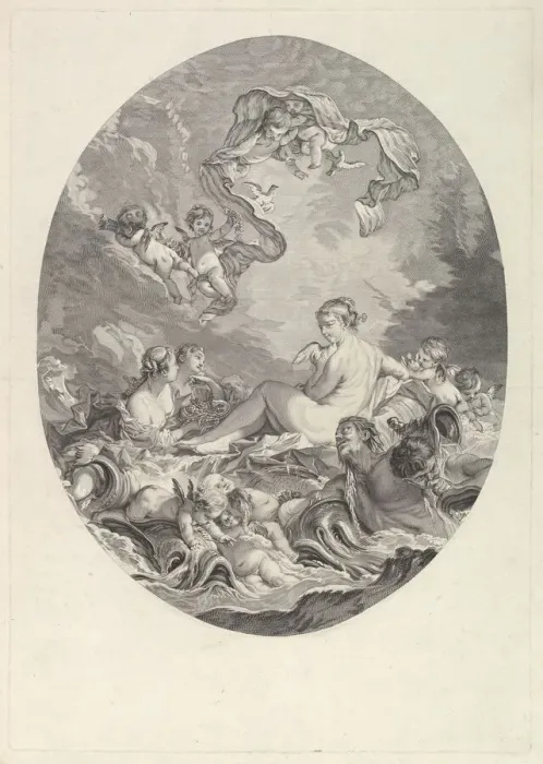 Framed Print : Naissance et Triomphe de Venus (The Birth and Triumph of Venus), 18th century Framed Print : Naissance et Triomphe de Venus (The Birth and Triumph of Venus), 18th century