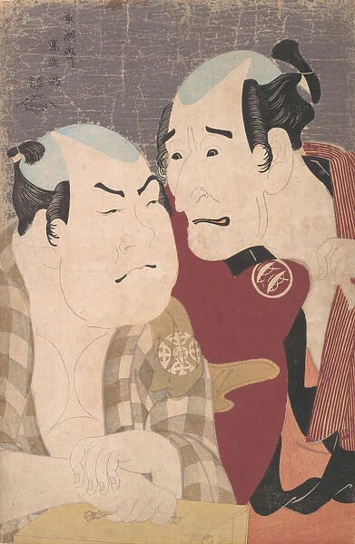 Nakajima Wadaemon and Nakamura Konozo as Bodara no Chozaemon