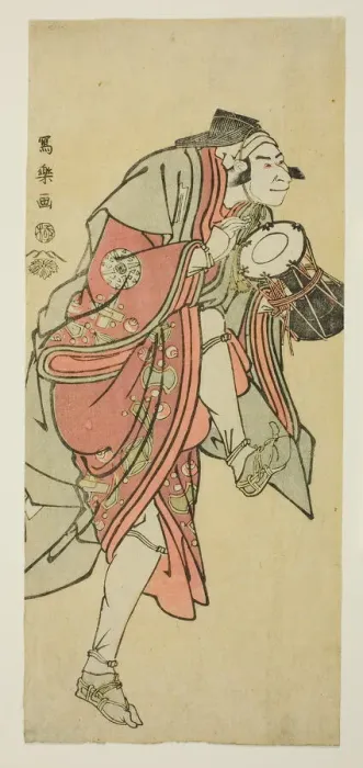 Framed Print : Nakamura Nakazo II in the Role of Aramaki Mimishiro Kanetora Disguised as Saiwaka, 1794. Creator: Toshusai Sharaku Framed Print : Nakamura Nakazo II in the Role of Aramaki Mimishiro Kanetora Disguised as Saiwaka, 1794. Creator: Toshusai Sharaku