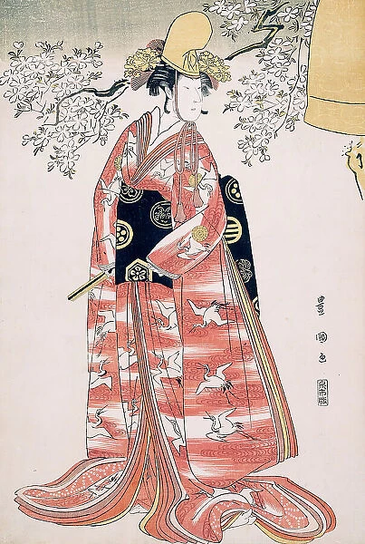 Nakamura Noshio as Hanako in Musume Dojoji, 1796. Creator: Utagawa Toyokuni I