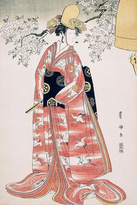 Framed Print : Nakamura Noshio as Hanako in Musume Dojoji, 1796. Creator: Utagawa Toyokuni I Framed Print : Nakamura Noshio as Hanako in Musume Dojoji, 1796. Creator: Utagawa Toyokuni I