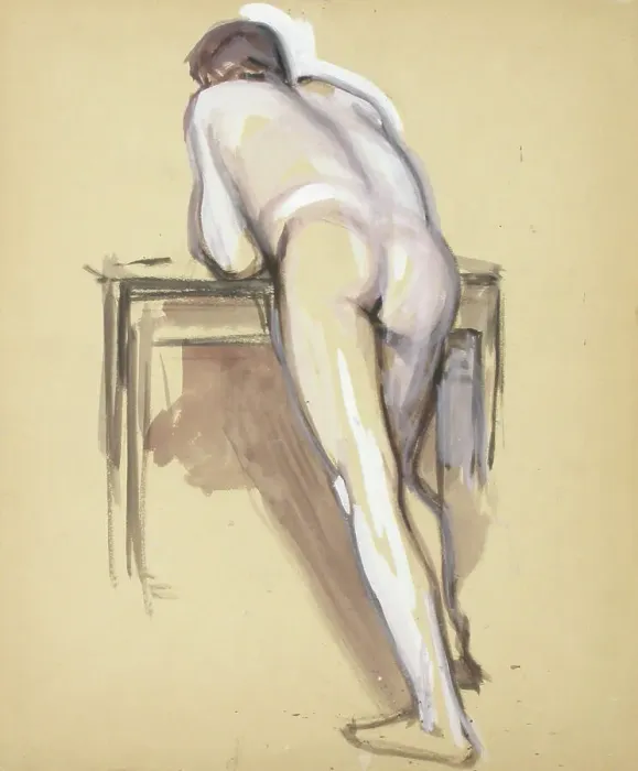 Framed Print : Naked practice, c1910s. Creator: Verner Thome Framed Print : Naked practice, c1910s. Creator: Verner Thome