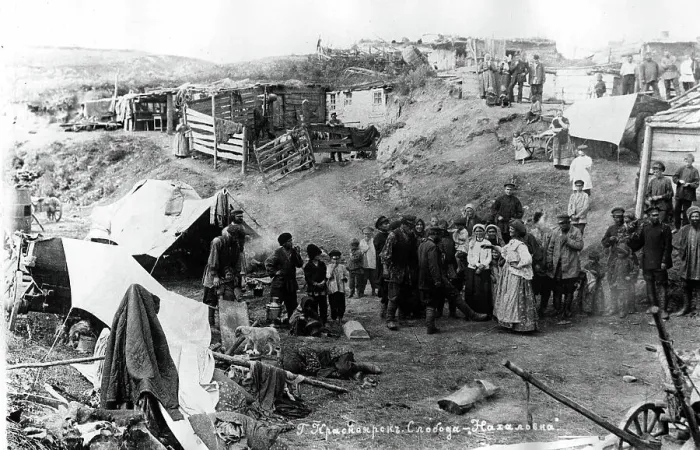 Framed Print : Nakhalovka Sloboda in Krasnoyarsk, 1896. Creator: Unknown Framed Print : Nakhalovka Sloboda in Krasnoyarsk, 1896. Creator: Unknown