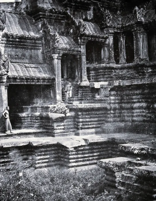 Framed Print : Nakhon Thom [Angkor Wat], Cambodia, 1866, (1981). Creator: Unknown