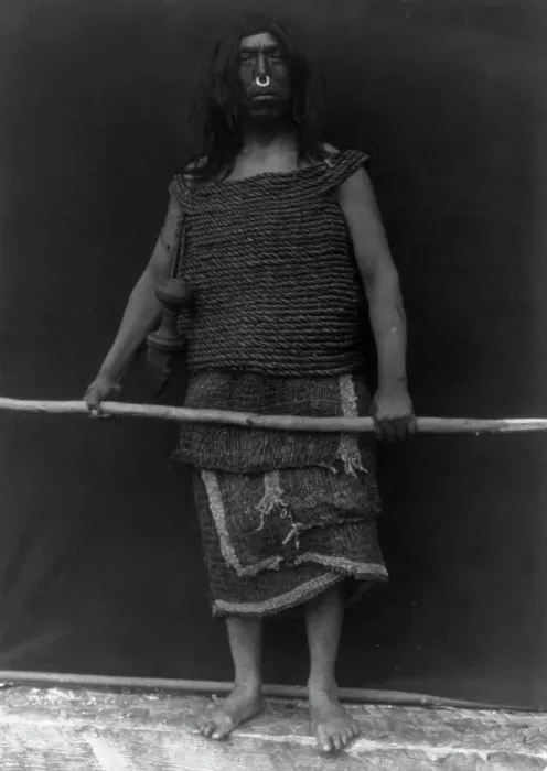 Framed Print : Nakoaktok warrior, c1914. Creator: Edward Sheriff Curtis Framed Print : Nakoaktok warrior, c1914. Creator: Edward Sheriff Curtis