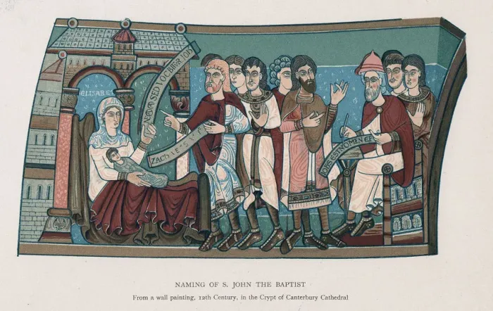 Framed Print : Naming of Saint John the Baptist Framed Print : Naming of Saint John the Baptist