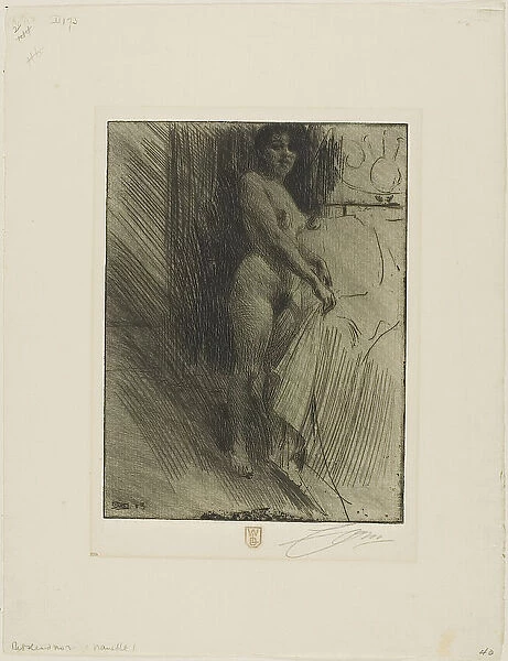 Nanette, 1903. Creator: Anders Leonard Zorn