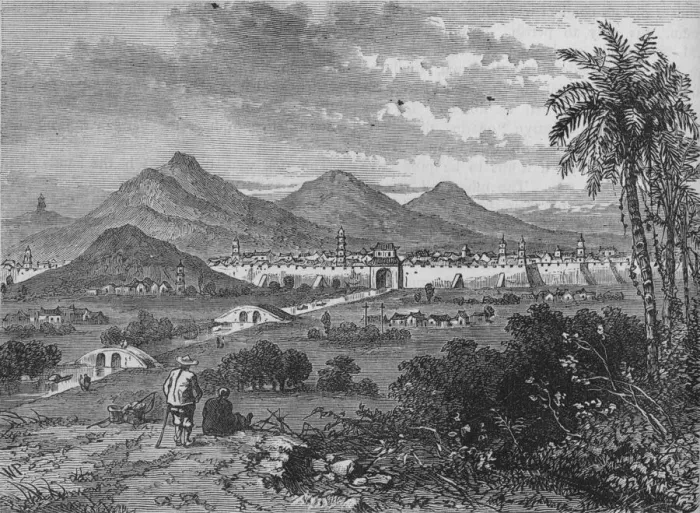Framed Print : Nankin, c1880. Artist: W. P Framed Print : Nankin, c1880. Artist: W. P