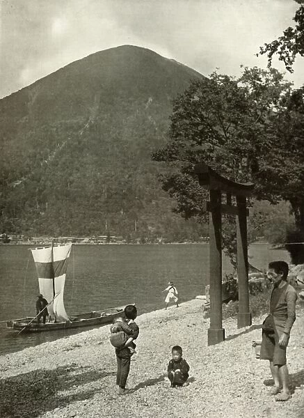 Nantai-Zan and Lake Chuzenji, 1910. Creator: Herbert Ponting