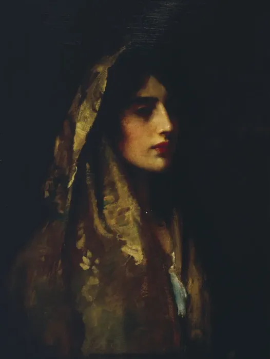 Framed Print : Naomi, 1914. Artist: Sir Luke Fildes Framed Print : Naomi, 1914. Artist: Sir Luke Fildes