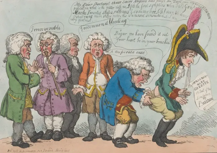 Framed Print : Nap Buonaparte in a Fever on Receiving the Extraordinary Gazette of Nelson s Framed Print : Nap Buonaparte in a Fever on Receiving the Extraordinary Gazette of Nelson s