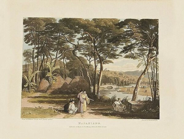 Napakiang, or Naha estuary. From 'Account of a Voyage of Discovery to the West Coast of Corea, and t Creator: Havell, Robert I (1769-1832). Napakiang, or Naha estuary