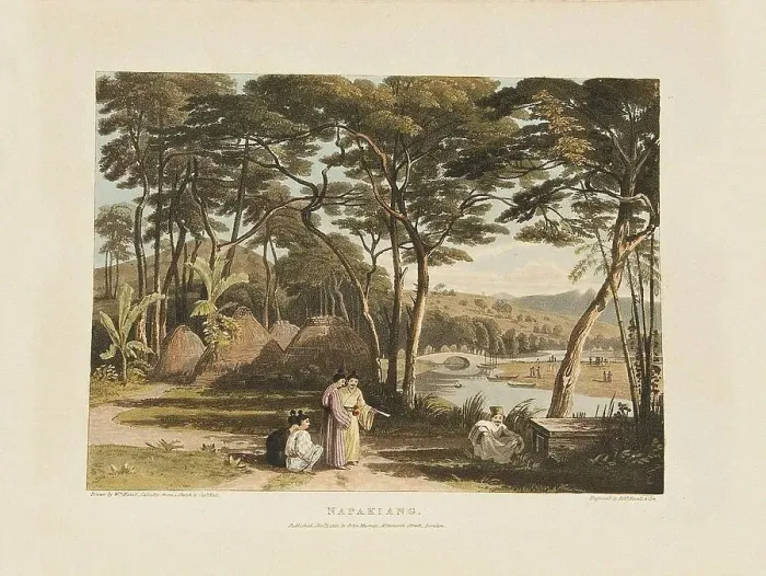 Framed Print : Napakiang, or Naha estuary. From Account of a Voyage of Discovery to the West Coast of Corea, and t Creator: Havell, Robert I (1769-1832). Napakiang, or Naha estuary Framed Print : Napakiang, or Naha estuary. From Account of a Voyage of Discovery to the West Coast of Corea, and t Creator: Havell, Robert I (1769-1832). Napakiang, or Naha estuary