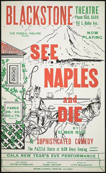 See Naples and Die, Chicago, 1937. Creator: Unknown