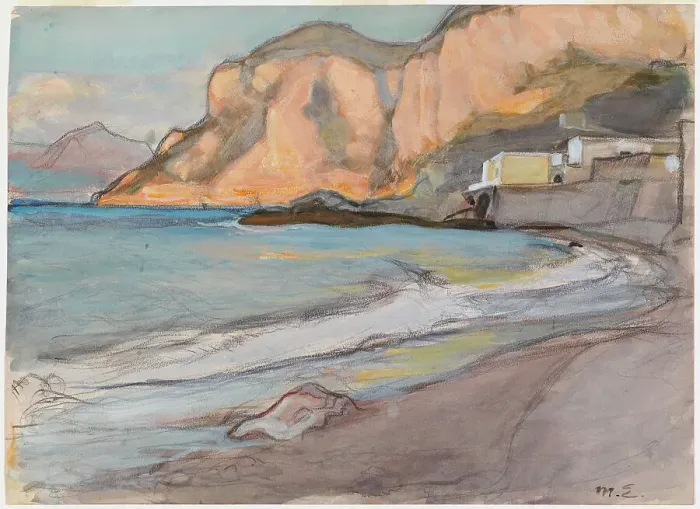 Framed Print : From the Naples Region, 1905. Creator: Magnus Enckell Framed Print : From the Naples Region, 1905. Creator: Magnus Enckell