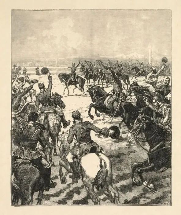Framed Print : Napoleanic Battle Scene. Creator: Daniel Urrabieta Vierge (Spanish, 1851-1904) Framed Print : Napoleanic Battle Scene. Creator: Daniel Urrabieta Vierge (Spanish, 1851-1904)