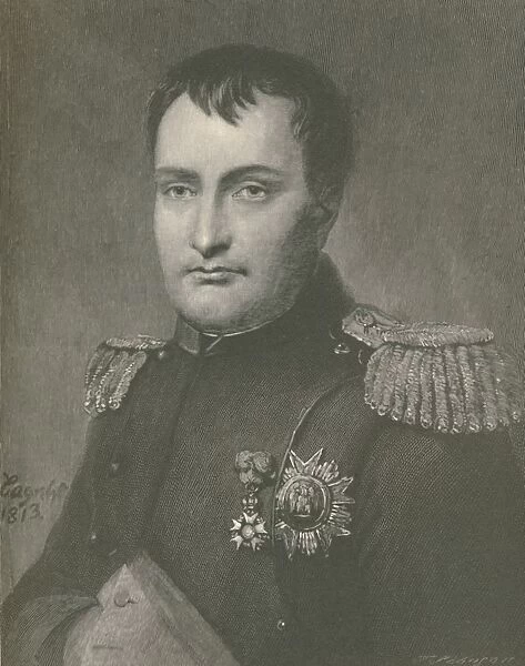 Napoleon in 1813, (1896). Artist: T Johnson