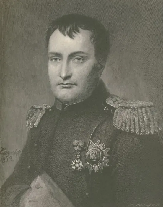 Framed Print : Napoleon in 1813, (1896). Artist: T Johnson Framed Print : Napoleon in 1813, (1896). Artist: T Johnson