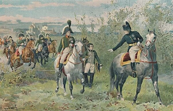 Napoleon and Alexander at Erfurt, 1808, (1896)
