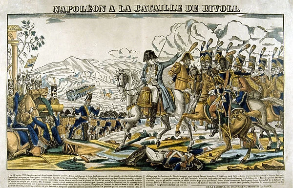 Napoleon at the Battle of Rivoli, 14 January, 1797