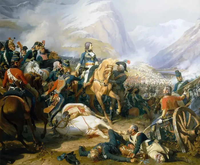 Framed Print : Napoleon at the battle of Rivoli on 14 January 1797, 1844. Creator: Philippoteaux, Henri Félix Emmanuel (1815-1884) Framed Print : Napoleon at the battle of Rivoli on 14 January 1797, 1844. Creator: Philippoteaux, Henri Félix Emmanuel (1815-1884)